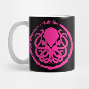 Cthulhu Logo Pink Mug
